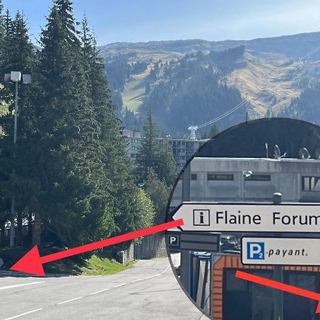 Flaine Forum Cassiopée avec terrasses L1 Exterior foto